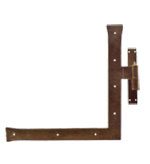 Bisagra derecha con base para madera FF-259/DX