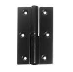 Pernios peso medio Aluminio 100-BC "NEGRO"