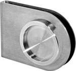 Tirador doble de pegar vidrio 10 mm I-279/80